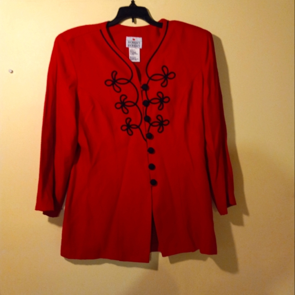 Women's Robert Robert Button Up Jacket.